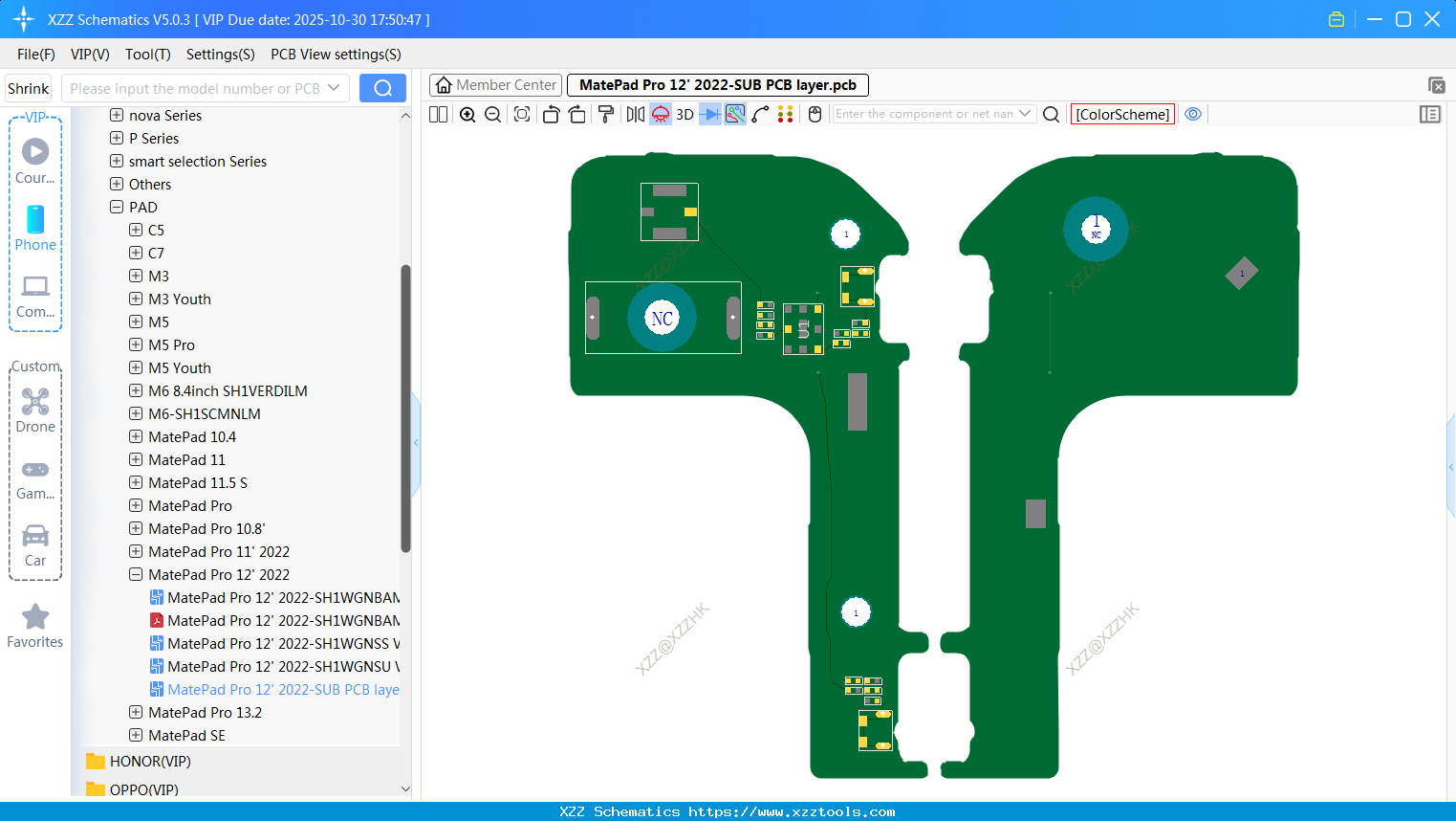 MatePad Pro 12' 2022-SUB PCB Layer
